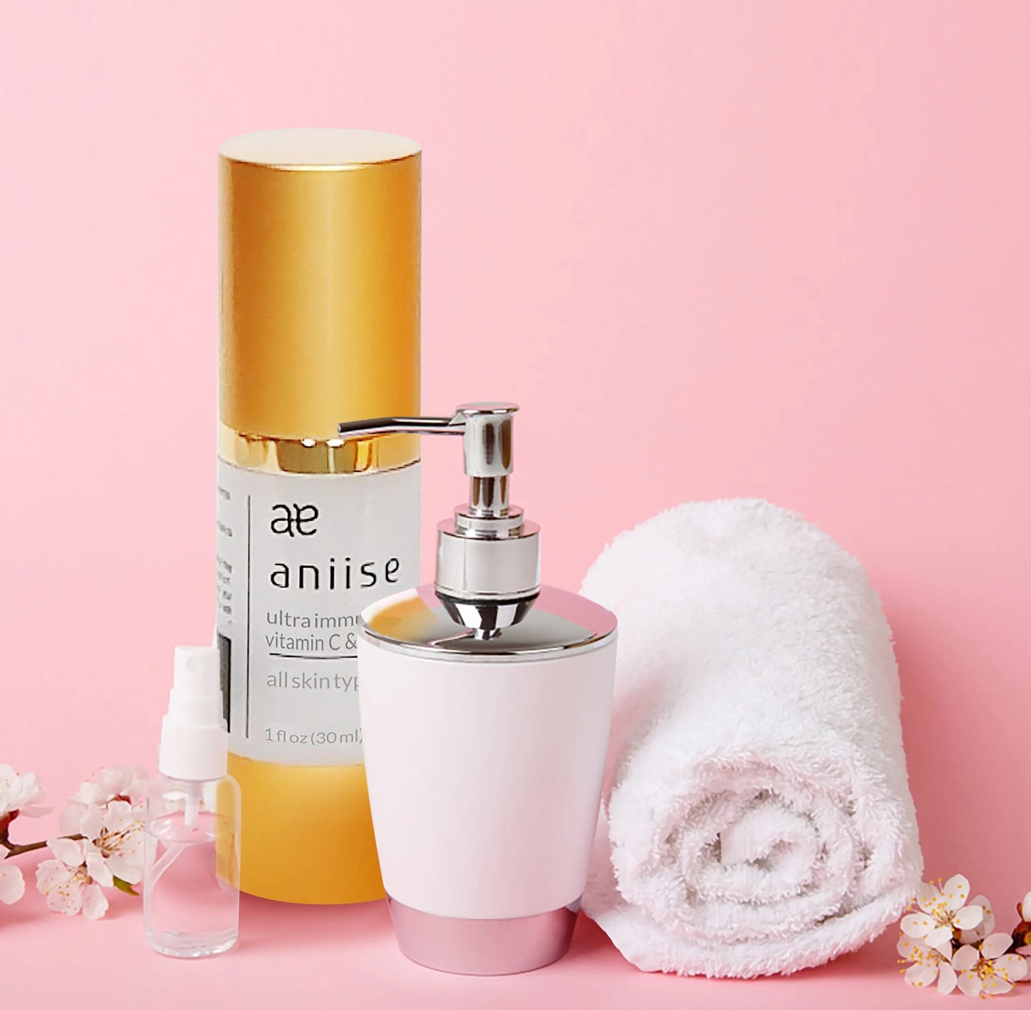 Ultra Immune Face & Neck Serum, Vitamin C with Rosehip Seed Oil - HAB 