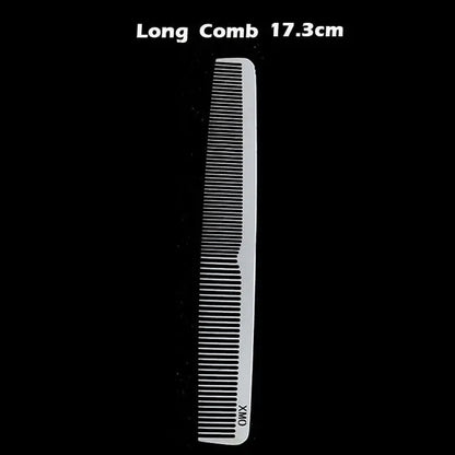 Brainbow 1PC Titanium Steel Comb Professional Salon Hair Hairdressing Anti-static Barbers Comb Ultra Thin Hair Brush for Men - HAB 