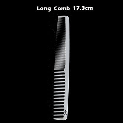 Brainbow 1PC Titanium Steel Comb Professional Salon Hair Hairdressing Anti-static Barbers Comb Ultra Thin Hair Brush for Men - HAB 