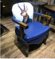 HBarber chair solid wood armrest barber chair antique barber chair hairdressing chair hairdressing salon special cutting chair. - HAB 