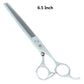 Purple Dragon 7 inch High Quality Pet Grooming Scissors Set  Dogs Cutting Thinning Curved Shears Puppy Cat Clippers LZS0377 - HAB 