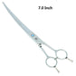 Purple Dragon 7 inch High Quality Pet Grooming Scissors Set  Dogs Cutting Thinning Curved Shears Puppy Cat Clippers LZS0377 - HAB 