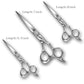 Titan 6inch cut well hair dressing professional barber hair scissors for hair - HAB 
