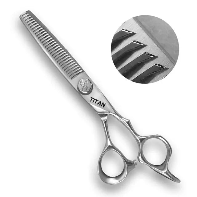 Titan Professional Barber Scissors, 7 inch cutting size, 4 of 9