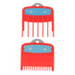 2pcs Hair Clipper Limit Comb Guide Barber Replacement Hair Style Tools 1.5mm+4.5mm Attachment Comb Set For Professional Clipper - HAB 