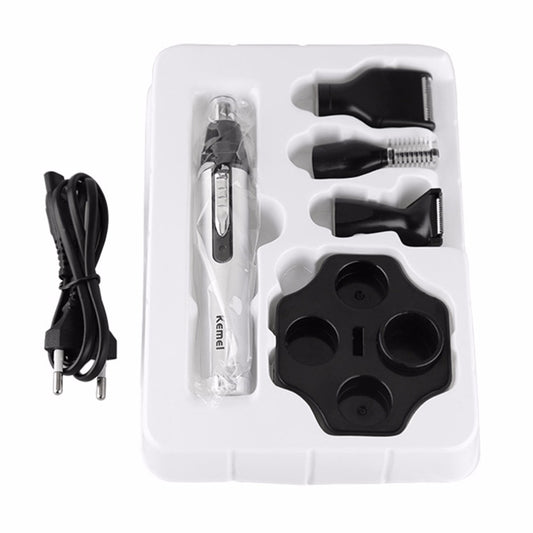 KeMei Professional Men Electric Nose Ear Hair Trimmer Painless Women Trimming Eyebrows Beard Hair Clipper Cut Shaver - HAB 