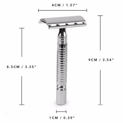 QSHAVE Double Edge Mens Shaving Razor - HAB 