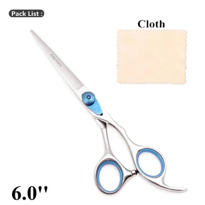5.5" AQIABI Hairdressing Scissors Hair Professional Thinning Shears Set Hair Cutting Scissors Barber Scissors 440C Japan A1029 - HAB 