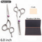 5.5" AQIABI Hairdressing Scissors Hair Professional Thinning Shears Set Hair Cutting Scissors Barber Scissors 440C Japan A1029 - HAB 