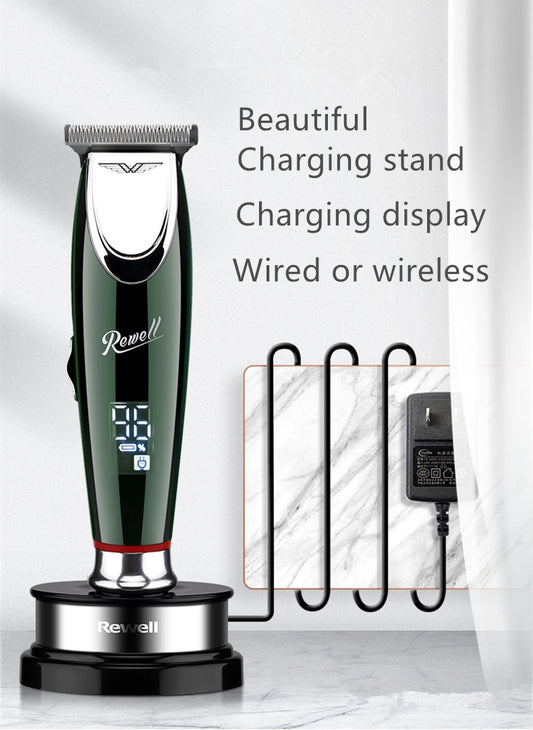 Hair clipper Professional Hair Trimmer For Men Beard Electric Hair Clippers haircut machine 0 mm Steel blade cutting machine - HAB