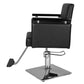 Hair Beauty Equipment Hydraulic Barber Chair Modern Black Styling Salon Haircut Heavy-duty pump Can be rotating lifting put down - HAB 