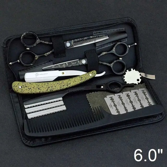 5.5/6.0" Sale Japanese Hair Scissors Professional Shears Cheap Hairdressing Scissors Barber Thinning Hairdresser Razor Haircut - HAB 