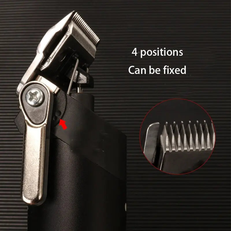 Kemei KM-1892 Cordless Professional Fade Hair Clipper for Barbershop Electric Trimmer Mower Hollow Blade 2000mAh Li-on Battery - HAB 