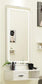 Hairdressing wall mirror barber shop table cabinet integrated beauty mirror LED floor mirror - HAB 