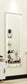 Hairdressing wall mirror barber shop table cabinet integrated beauty mirror LED floor mirror - HAB 