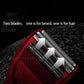 Kemei Electric Cordless Shaver Perfect Perrect Cut Twin Men Razor Floating Blade with Pop-up Trimmer Blade Rechargeable KM-1123 - HAB 