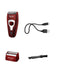 Kemei Electric Cordless Shaver Perfect Perrect Cut Twin Men Razor Floating Blade with Pop-up Trimmer Blade Rechargeable KM-1123 - HAB 