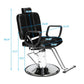 In Stock Barber Chair Reclining Haircut Lady Chair Hairdressing Chair Black  US Warehouse - HAB 