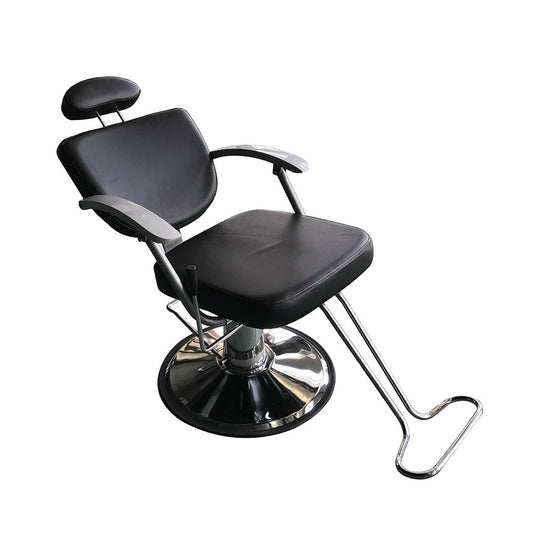 HZ8743 Beauty Salon Chair Salon Chair Professional Portable Hydraulic Lift Man Barber Chair Black - HAB