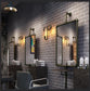 Retro industrial style barber salon mirror stand water pipe iron salon haircut floor mounted double single mirror - HAB 