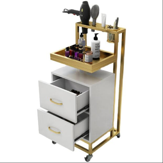 Net celebrity barber shop tool cabinet hair salon special multifunctional locker storage beauty salon trolley - HAB