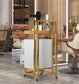 Net celebrity barber shop tool cabinet hair salon special multifunctional locker storage beauty salon trolley - HAB 