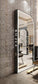 New single and double-sided barber shop mirror salon special simple modern hair-cutting mirror landing full-body mirror - HAB 