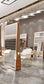 New single and double-sided barber shop mirror salon special simple modern hair-cutting mirror landing full-body mirror - HAB 