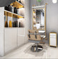 Nordic wind net red barber shop mirror table simple modern beauty salon mirror hair salon special one-sided hairdressing mirror - HAB 