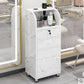 Barber shop tool cabinet hair salon special tool table hairdresser rack drawer mirror cabinet small hair cutting cabinet - HAB 