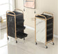 Beauty salon trolley special barber shop hot dyeing tool cart hair salon hand-pulling cart multi-function tool cabinet - HAB 