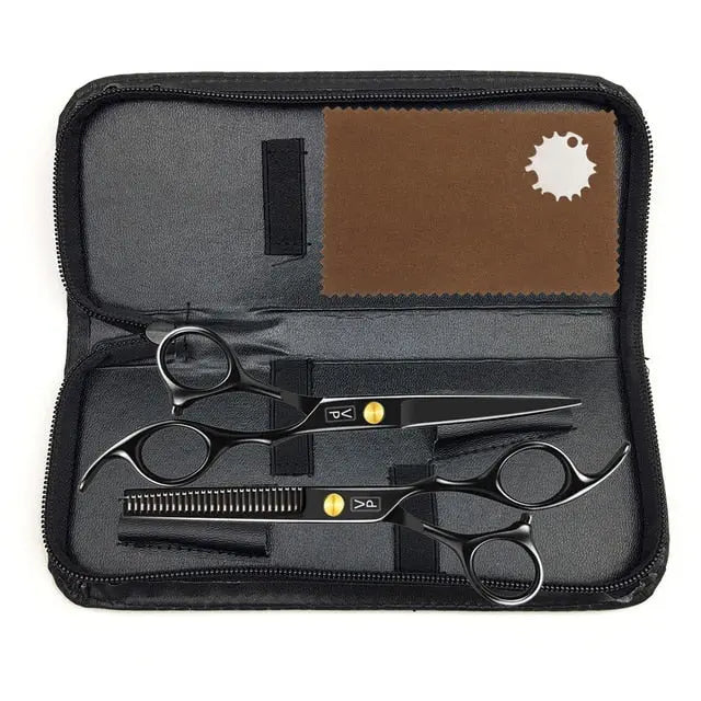 Barber thinning hair with VP 6 inch scissors