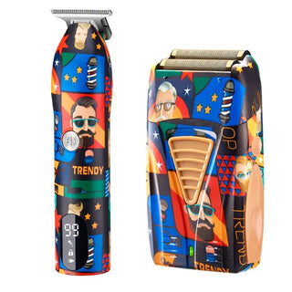 Kemei Professional Graffiti Hair Clipper Set