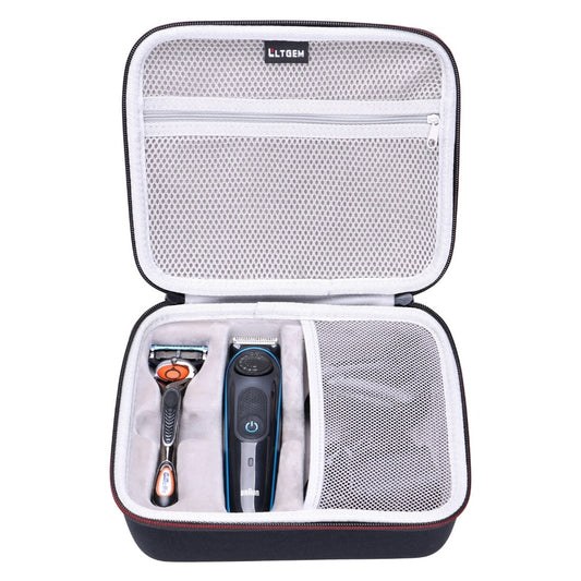 LTGEM EVA Hard Case for Braun BT3040 Men's Ultimate Hair Clipper/Beard Trimmer - Travel Protective Carrying Storage Bag - HAB
